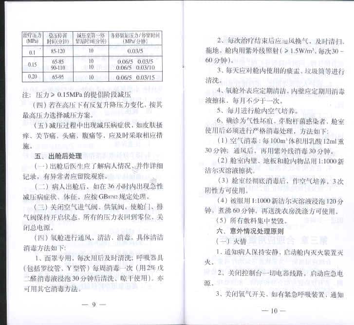 上海市医用高压氧质控手册在线查看